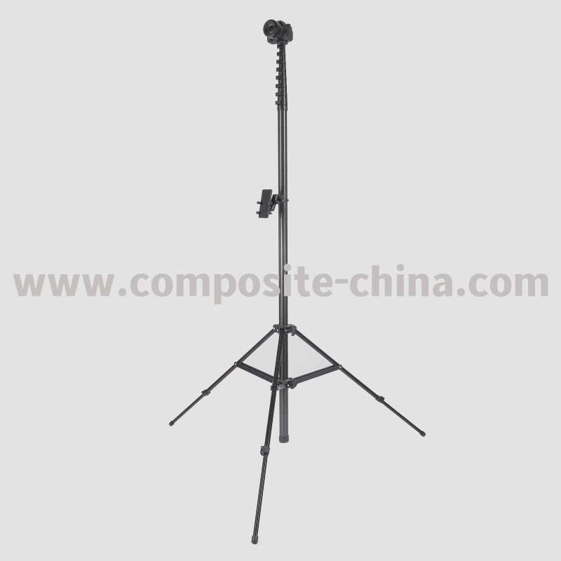 מוט מצלמה טלסקופי סיבי פחמן